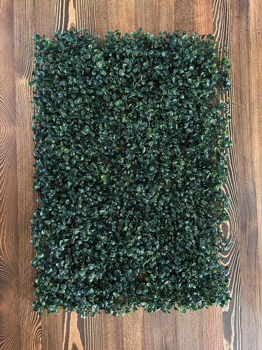 Zöld műnövény fal buxus fal akció