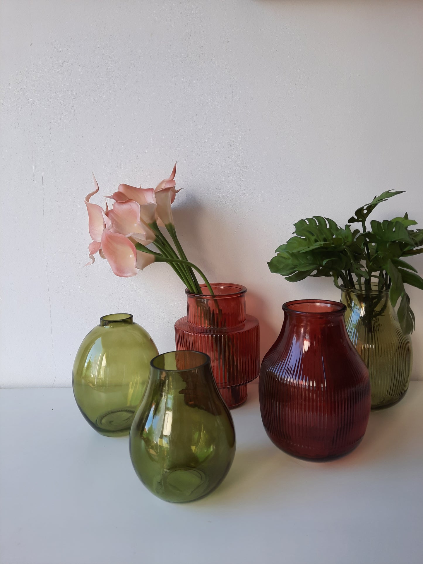 Üveg váza 18 x 12,5 cm