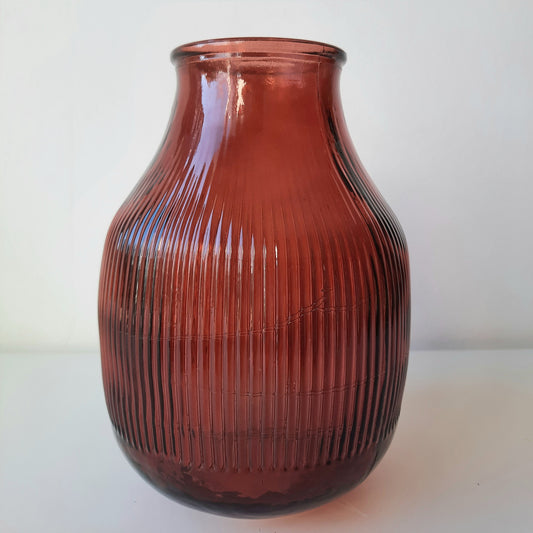 Üveg váza 18 x 12,5 cm