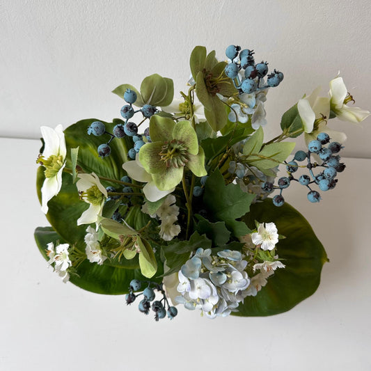 Hunyor-hortenzia asztaldísz