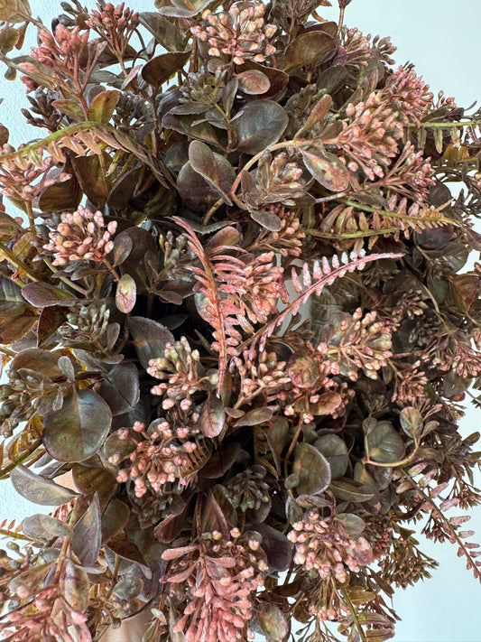 Minimalista ajtódísz - barna