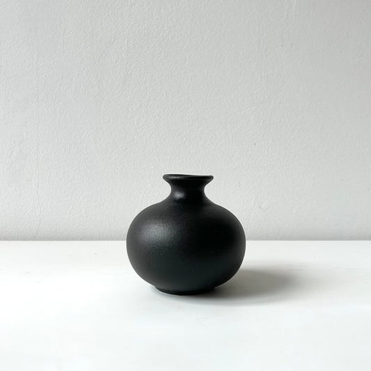 Kerámia design váza - fekete