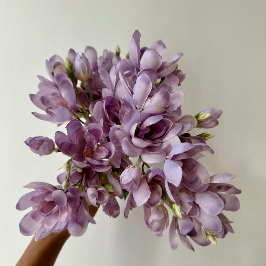 Halványlila virágcsokor