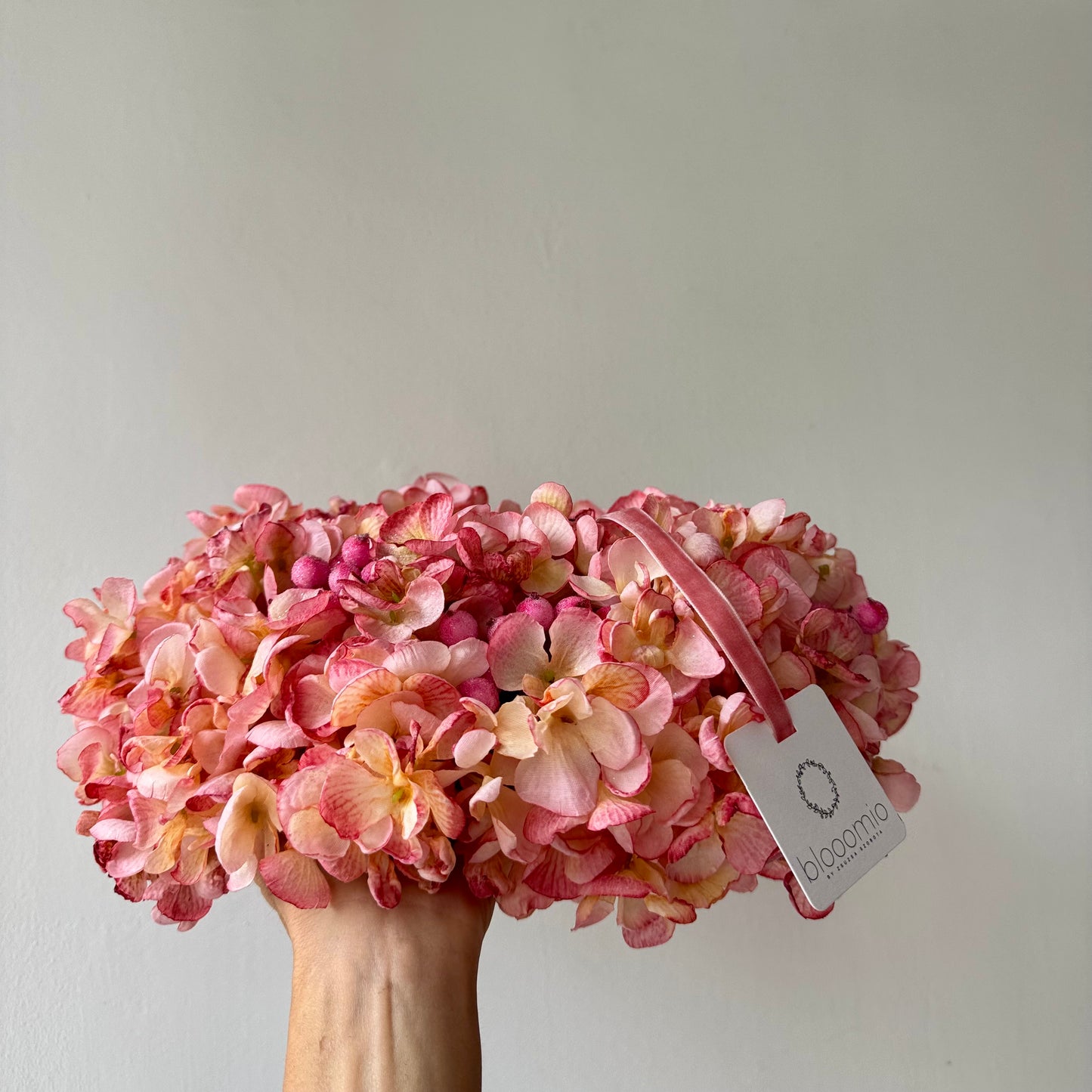 Karácsonyi hortenziakoszorú