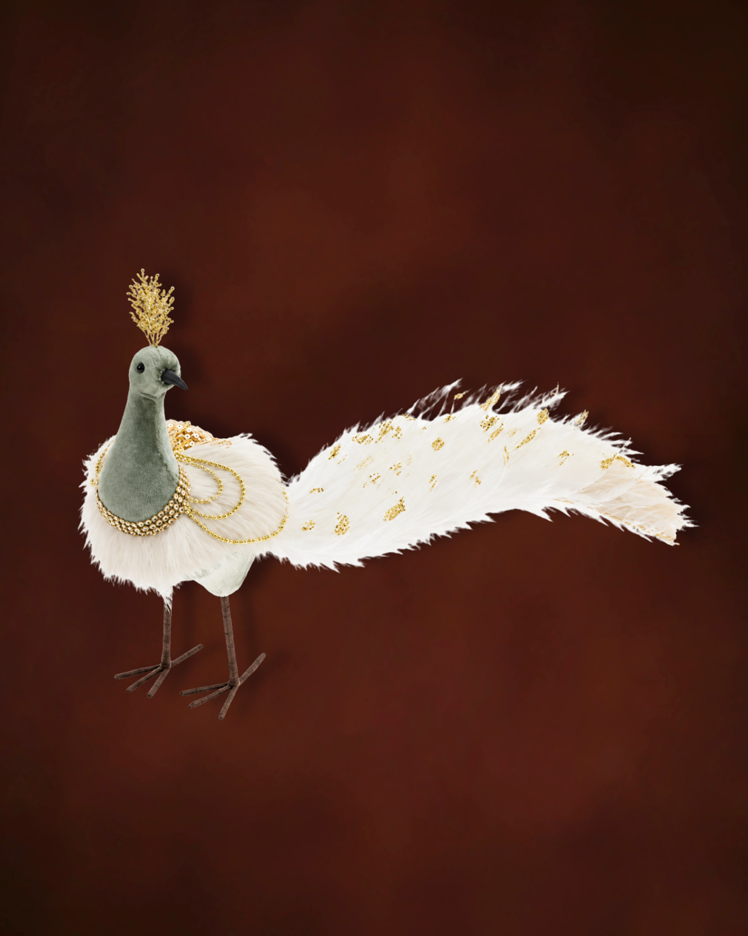 Karácsonyi páva 65cm