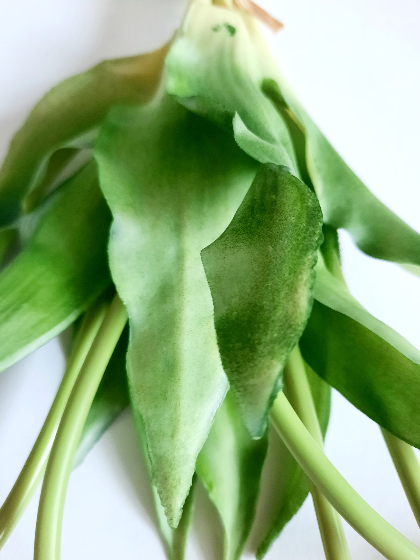 A legélethűbb gumi tulipán művirág csokor - piros