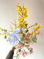 Spring artificial flower bouquet