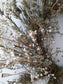 Kócos zöld szárazvirág-koszorú