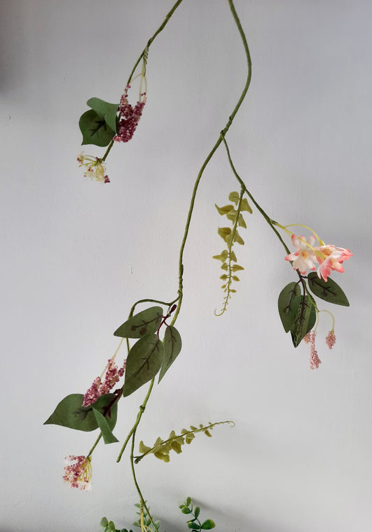 Virágos tavaszi girland - 186 cm