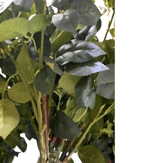 Törzses rózsafa/rózsabokor műnövény 121 cm - barack
