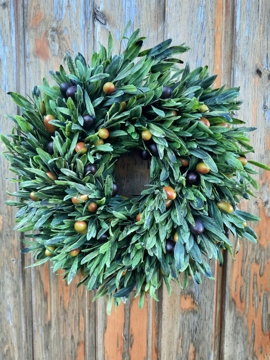 olajfalevél ajtódísz