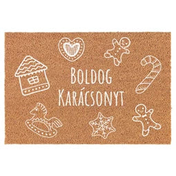 Karácsonyi lábtörlő