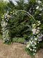 Wedding gate available for rent with the amount of flowers shown in the pictures