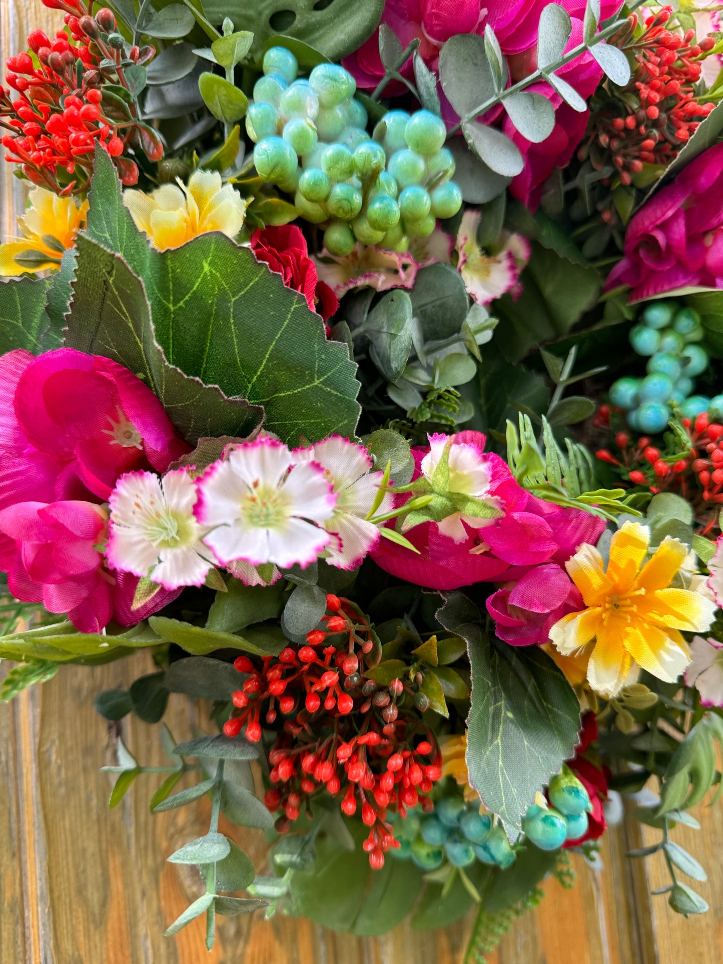 Tropical door decoration