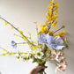 Spring artificial flower bouquet