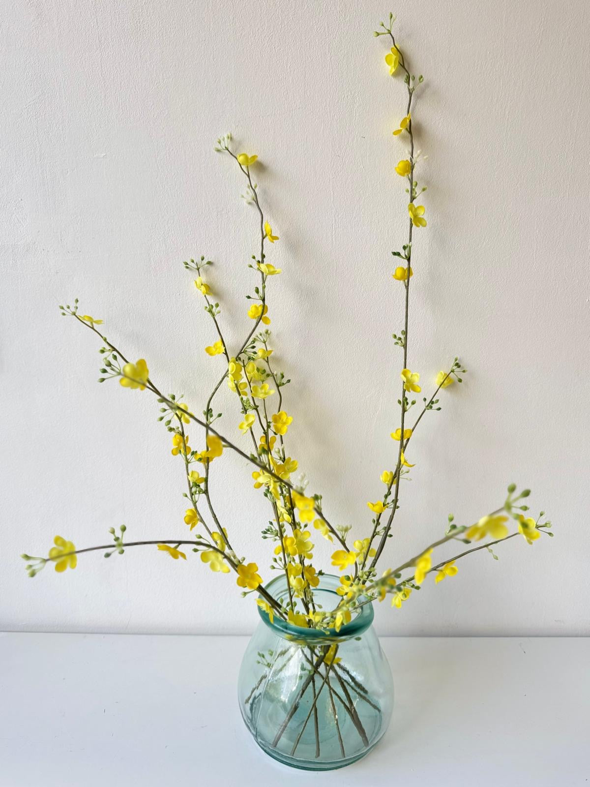 Yellow branch with small flowers - more options