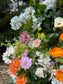 Wedding gate available for rent with the amount of flowers shown in the pictures