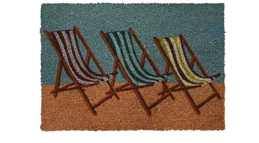 Fußmatte mit Sonnenliegen 40x60 cm