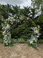 Wedding gate available for rent with the amount of flowers shown in the pictures