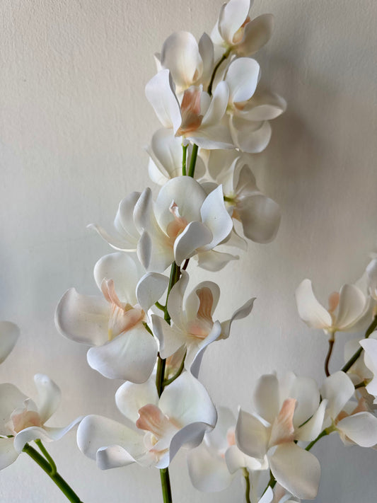 Fehér orchidea csokorban