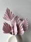 Dried palm leaf - pink