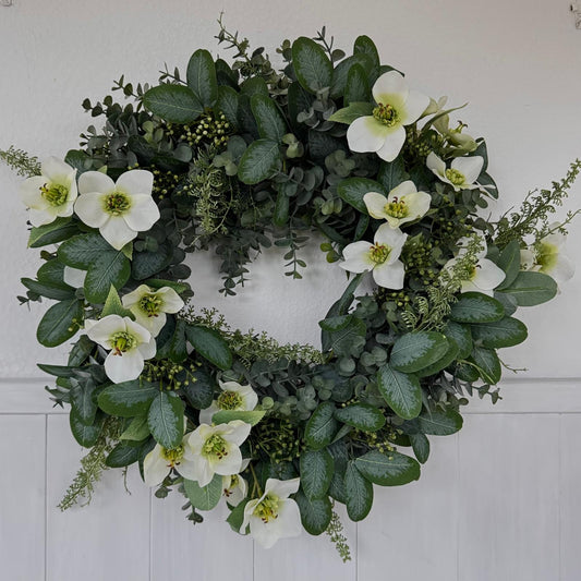 A cute spring door decoration