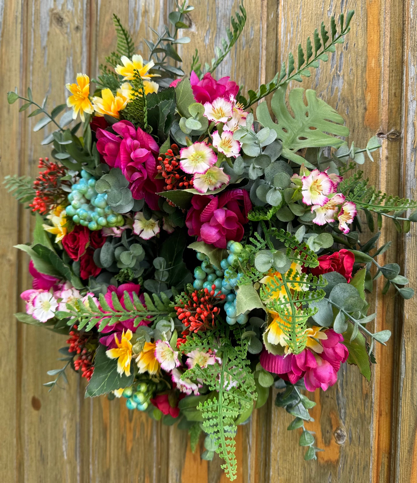 Tropical door decoration