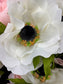 Óriás virág - 100x25cm, 120x40cm és 150x50cm - krém anemoné XL