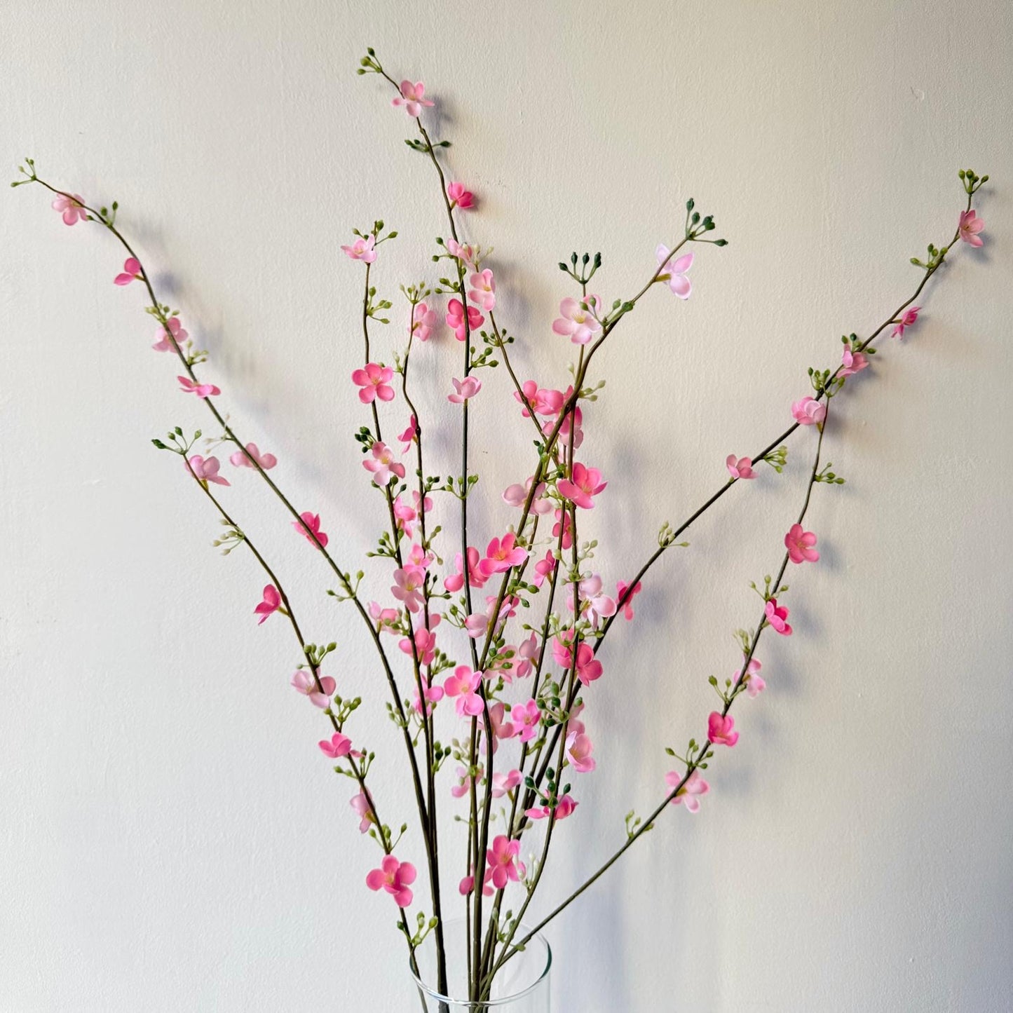 Pink branch with small flowers - more options