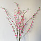 Pink branch with small flowers - more options