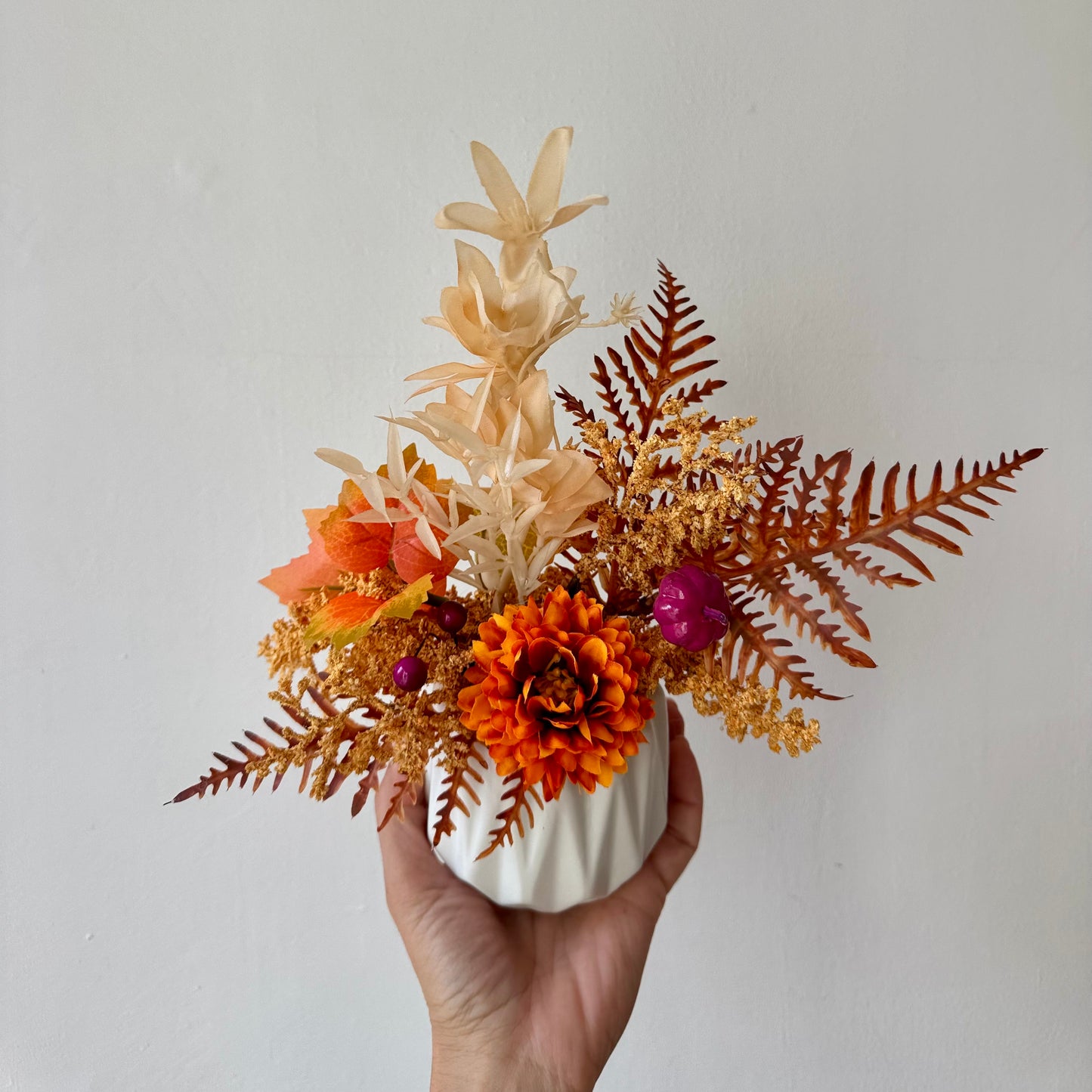 Őszi mini asztaldekor