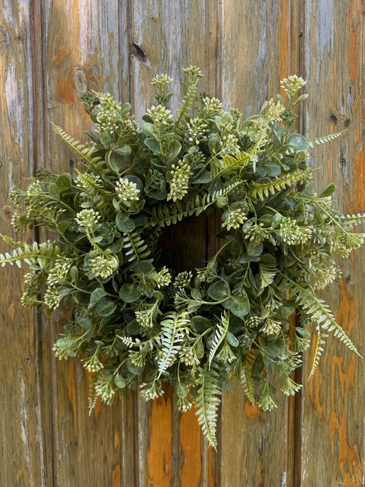 Minimalista ajtódísz - zöld