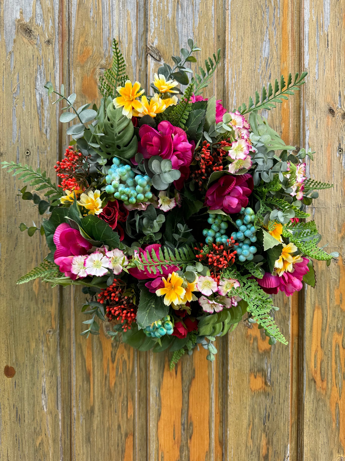 Tropical door decoration