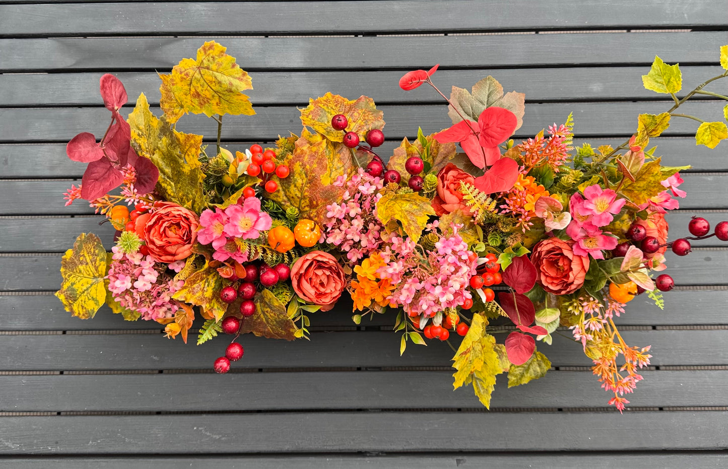 Őszi virágláda