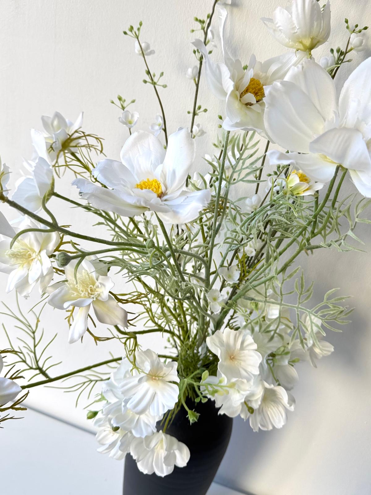 White spring mixed bouquet