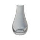 Füstszürke üveg váza 3x13 cm