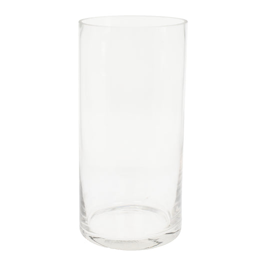 Üveg váza 12x25 cm