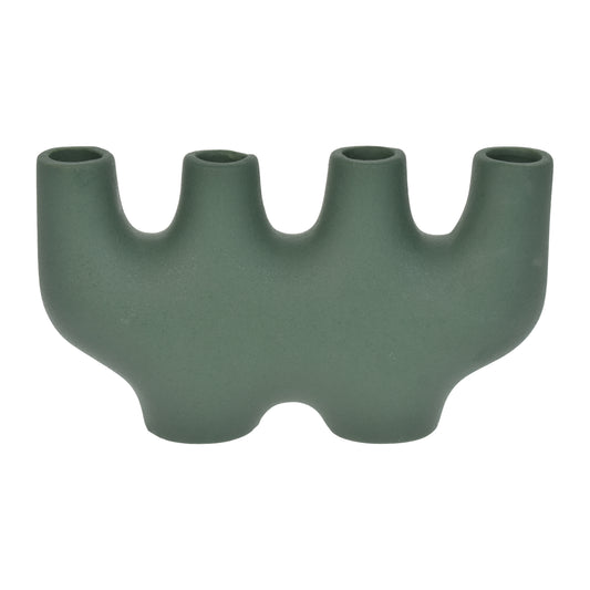 Négy ágú design kerámia gyertyatartó