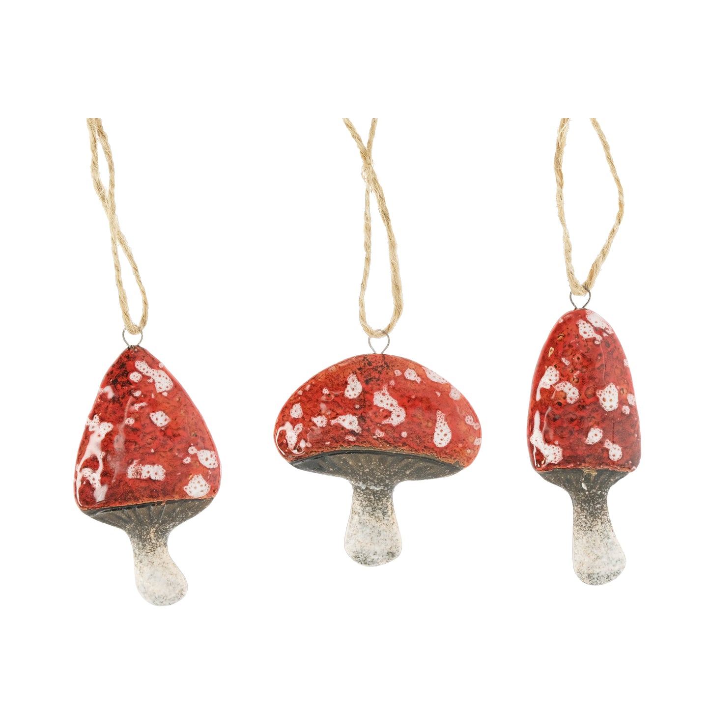 Hanging mushroom pendants