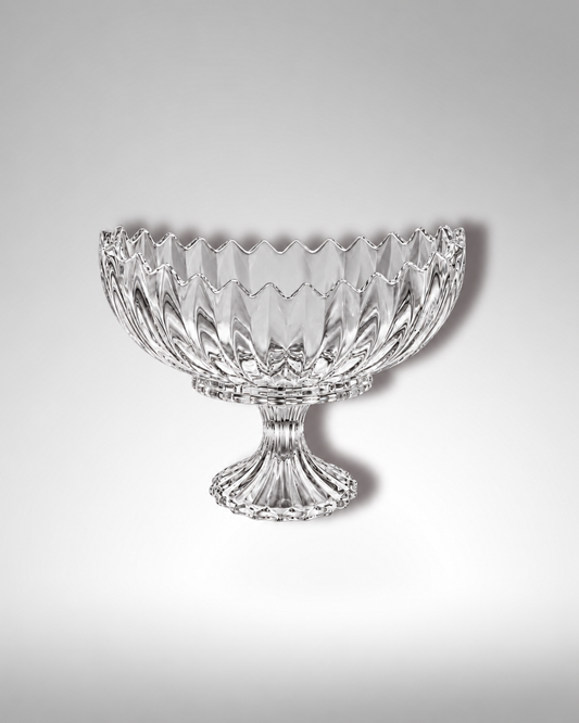 Talpas üveg tál - 28x11x23 cm