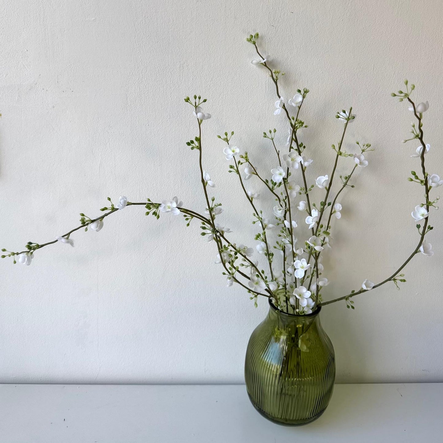 White branch with small flowers - more options