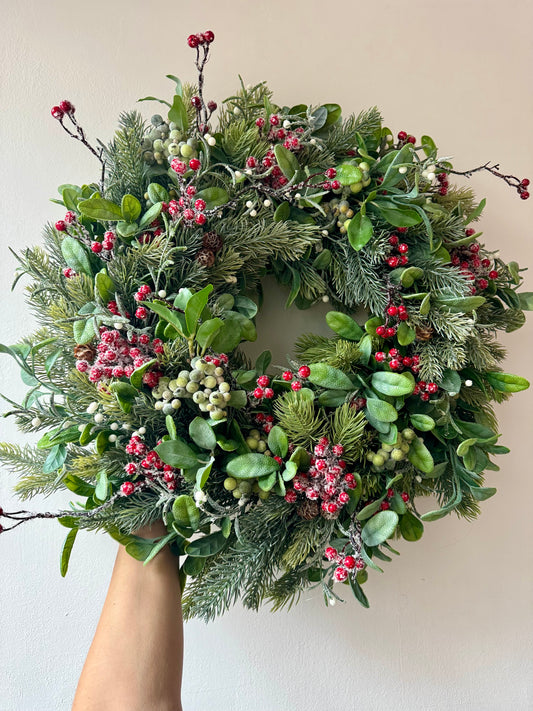 Kleiner Beeren-Weihnachtskranz