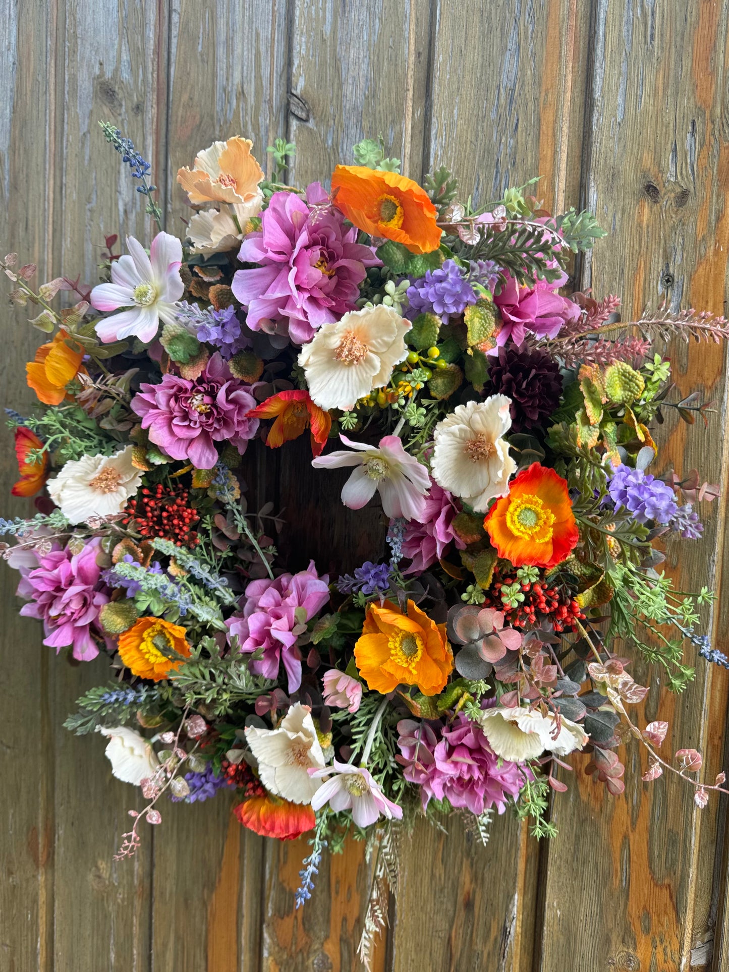 Late summer door decoration