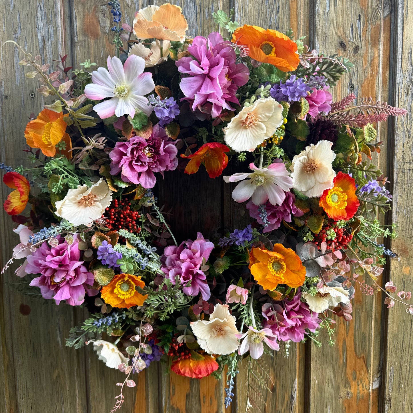 Late summer door decoration