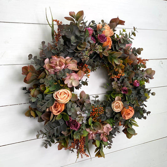 Autumn eucalyptus garland