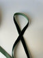 Velvet ribbon - olive green 20 mm