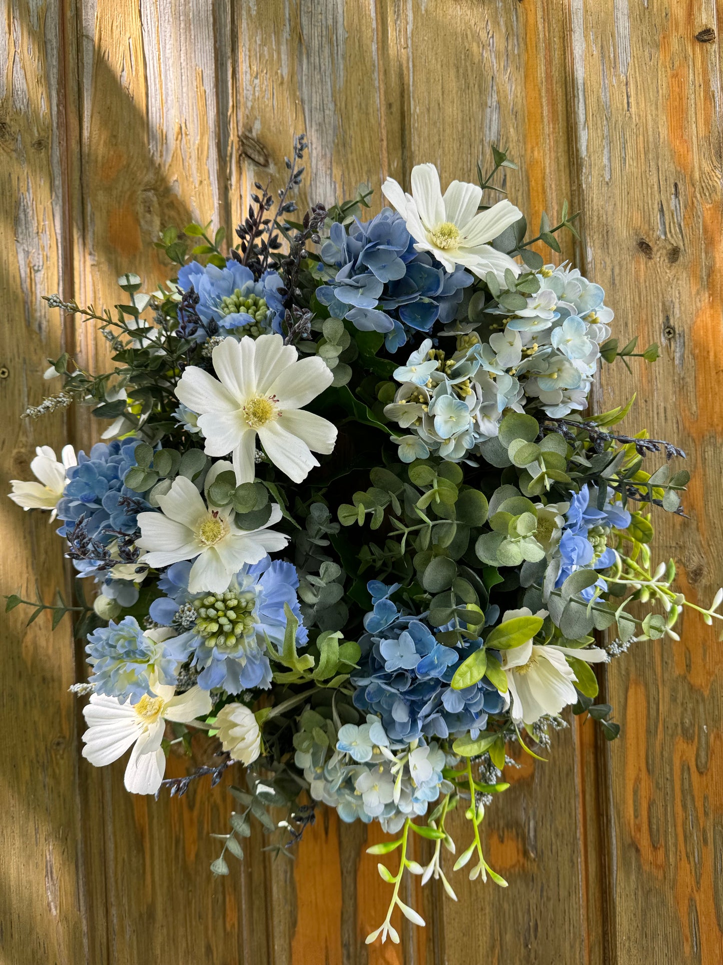 Pastel small flower door decoration