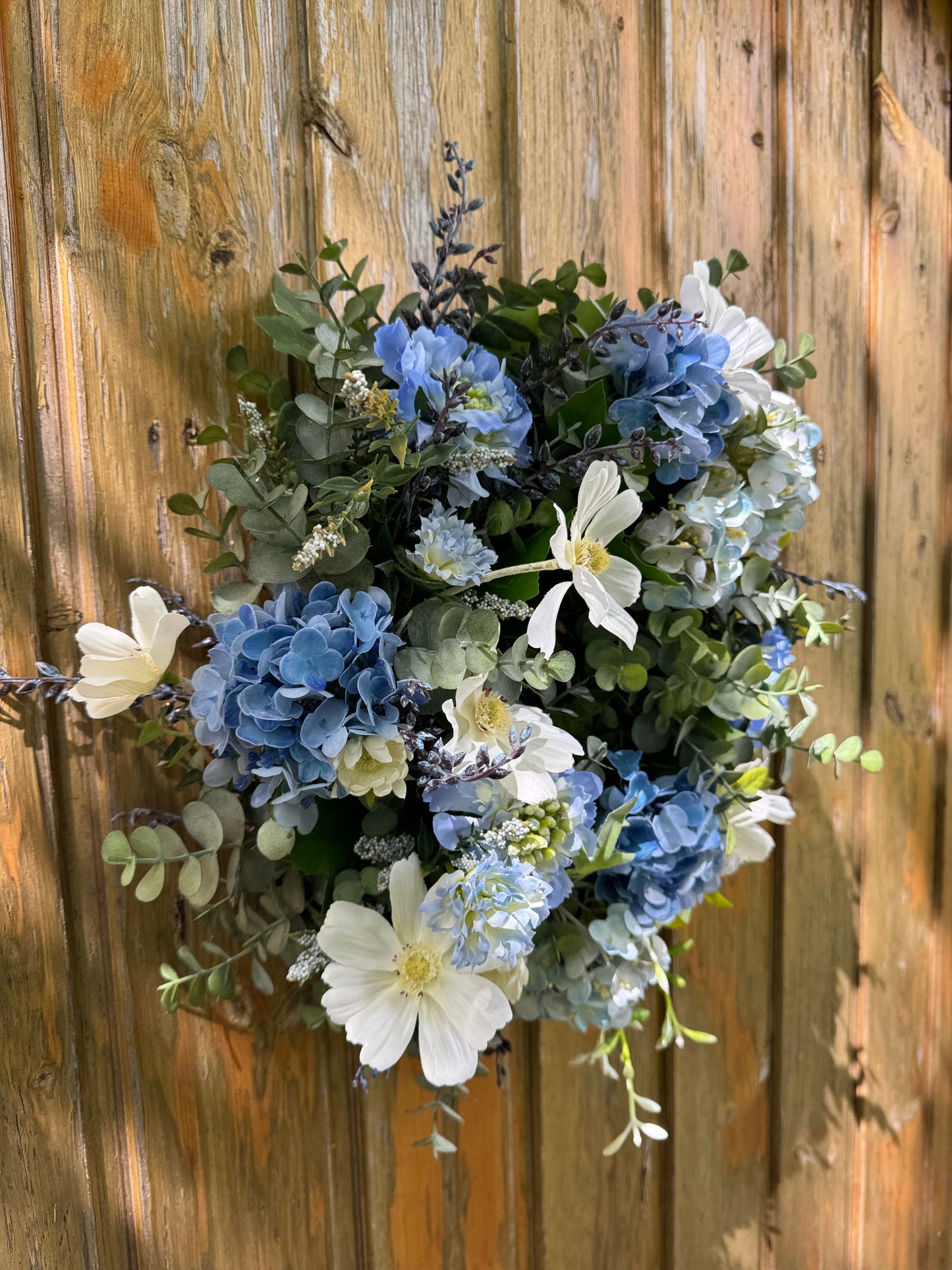 Pastel small flower door decoration