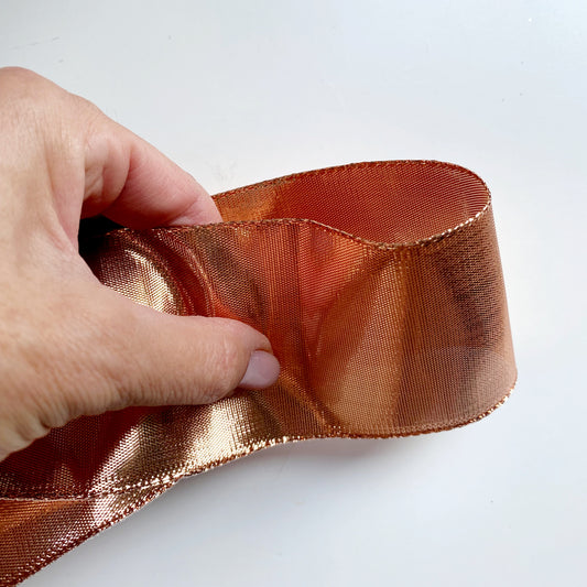 Fényes szalag 63 mm - bronz