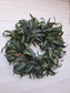 Narrow leaf eucalyptus wreath - green